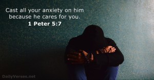 Cast all your anxiety on him